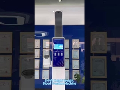 Distributore automatico grasso della scala del peso ultrasonico di altezza della farmacia con pressione sanguigna di Omron