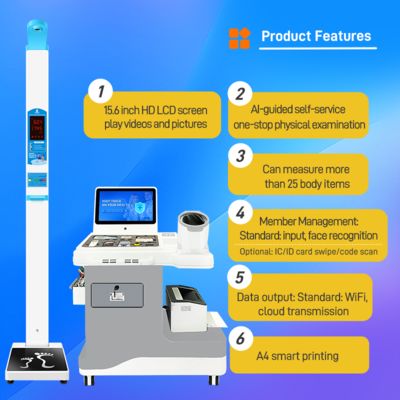 SH-T16 Self Service Health Kiosk Machine