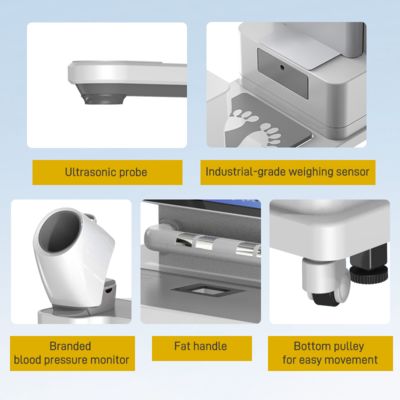 Multifunctional 15-inch Touch Screen Smart Medical Health Analyzer Checkup Kiosk