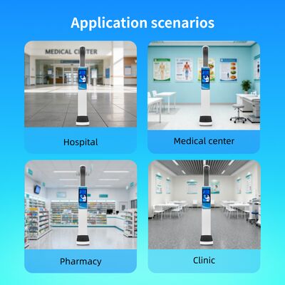 Ultrasonic Electronic Balance Bmi Measuring Pharmacy Hospitals Digital Height Weight Scale for Human with Printer