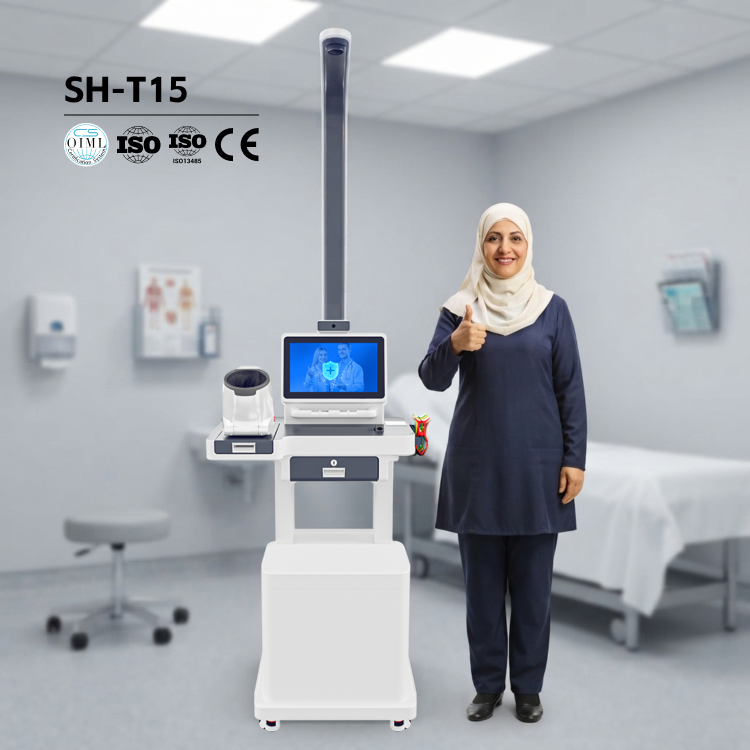 Medical Health Kiosk Blood Pressure Health Checkup Kiosk Interactive Self-service Health Kiosk