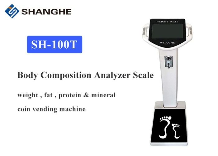 10.1" Body Fat Weight Scale Coin Operated Rs232 Weighing Scale