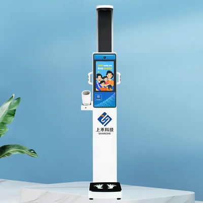 Monete per la pesatura del corpo BMI per farmacia Bilancia corporea Dispositivo digitale intelligente per altezza, peso e pressione sanguigna Stazione di controllo medico del grasso corporeo