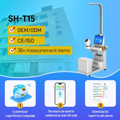 Chiosco per esami sanitari medici Macchina per l'assistenza sanitaria Controllo fisico medico Self Service interattivo