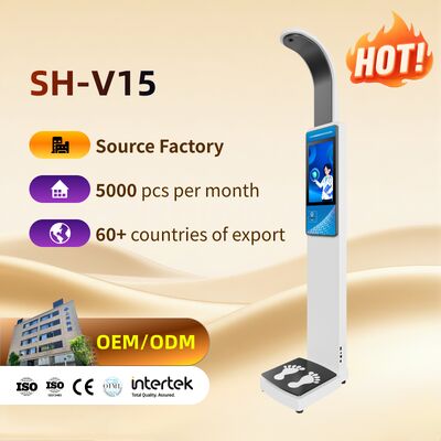 Macchina per l'altezza e il peso della scala BMI corporea